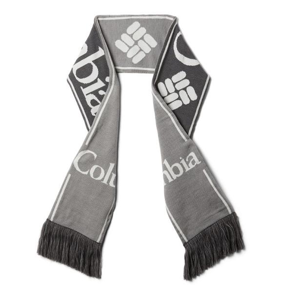 Columbia Lodge Scarves Grey Black For Women's NZ26731 New Zealand